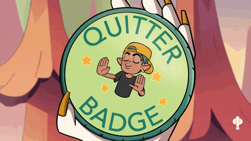 The Owl House Taogifs GIF - The Owl House Taogifs Quitter Badge GIFs