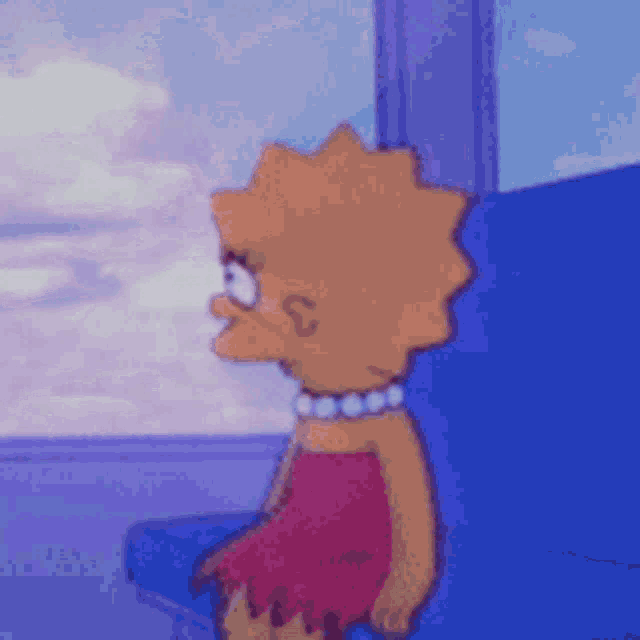 Lisa Simpson The Simpsons GIF - Lisa Simpson The Simpsons Traveling GIFs