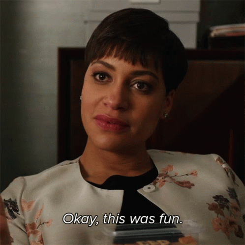 Okay This Was Fun Lucca Quinn GIF - Okay This Was Fun Lucca Quinn The Good Fight GIFs
