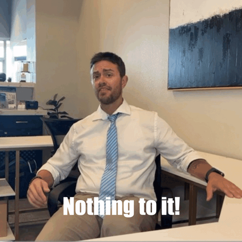 Brg Blair Realty Group GIF - Brg Blair Realty Group Nothing To It GIFs
