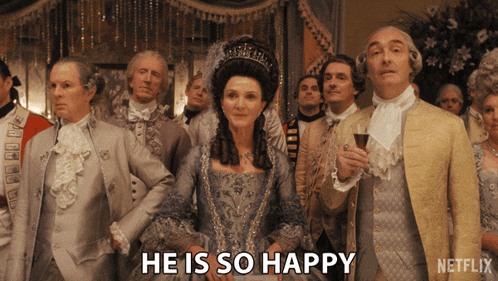 He Is So Happy Princess Augusta GIF - He Is So Happy Princess Augusta Queen Charlotte A Bridgerton Story GIFs