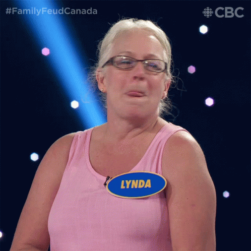 Nervous Family Feud Canada GIF - Nervous Family Feud Canada Tongue Out GIFs