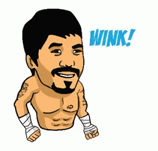 Manny Pacquiao Wink GIF - Manny Pacquiao Wink Emoticon GIFs