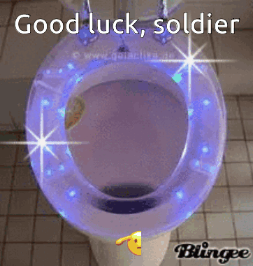 Toilet Bathroom GIF - Toilet Bathroom Good Luck GIFs
