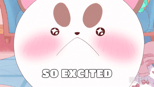 So Excited Puppycat GIF - So Excited Puppycat Bee And Puppycat GIFs