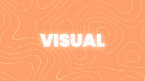 a computer screen with the word visual on top