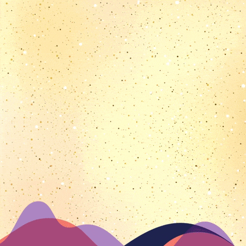 a cartoon drawing of a boombox and a saxophone with the word $ som written in purple