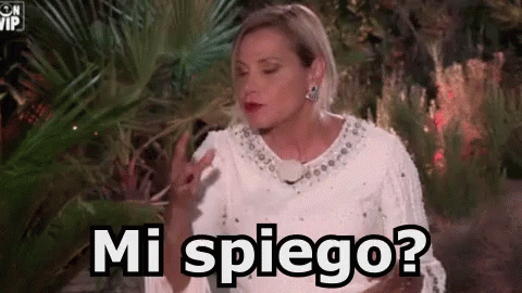 Simona Ventura Mi Spiego Sono Chiara Hai Capito Gesticolare GIF - Simona Ventura Explain Is Than Clear GIFs