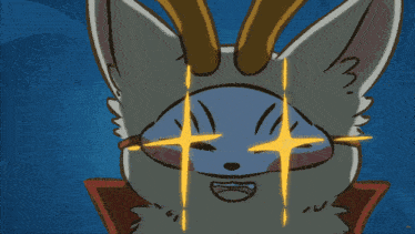 a cartoon drawing of a rabbit with chinese writing