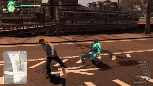 a video game is being played on a playstation