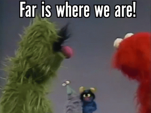 Sesame Street Near Far Monsters GIF - Sesame Street Near Far Monsters Social Distancing GIFs