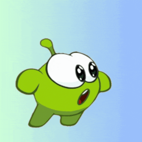 a green cartoon character with a surprised look on his face and the words spirit on the bottom right