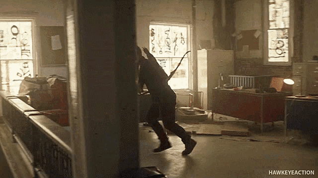 Clint Barton Kate Bishop GIF