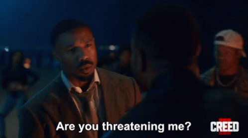 Are You Threatening Me Adonis Creed GIF - Are You Threatening Me Adonis Creed Creed3 GIFs