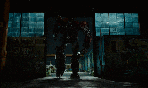 a man holding a stick in front of a sign that says nope on it