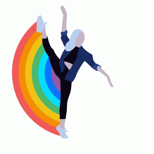 Rainbow Dance GIF - Rainbow Dance Split GIFs