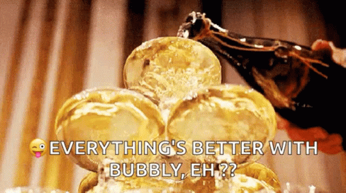 Champagne Happy New Year GIF - Champagne Happy New Year Everythings Better GIFs