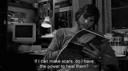 If I Can Make Scars Do I Have To Power Heal Them GIF - If I Can Make Scars Do I Have To Power Heal Them Writing GIFs