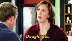 Miranda Hart Doughnuts GIF - Miranda Hart Doughnuts GIFs