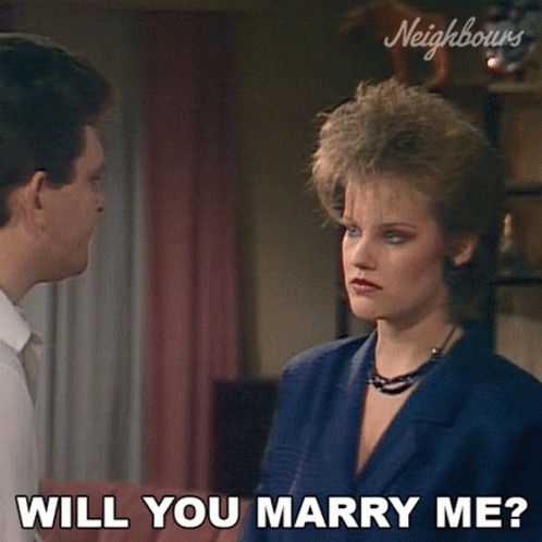 Will You Marry Me Daphne Lawrence GIF - Will You Marry Me Daphne Lawrence Neighbours GIFs