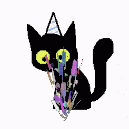 Kiki Cat GIF - Kiki Cat Black Cat GIFs