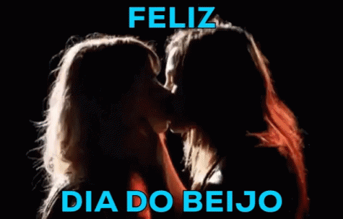 Feliz Dia Do Beijo /  Casal / Lésbicas / Lgbtq / GIF - International Kissing Day Kissing Day Kisses GIFs