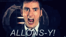 Allonsy David Tennant GIF - Allonsy David Tennant Dr Who GIFs