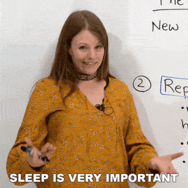 Sleep Is Very Important For Memory Emma GIF - Sleep Is Very Important For Memory Emma Engvid GIFs