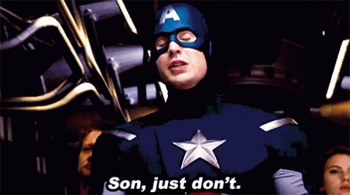 Justdont Son GIF - Justdont Son Captain America GIFs