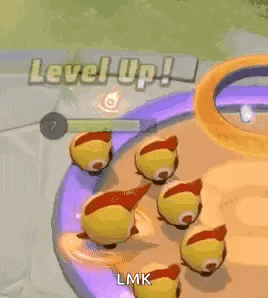 a bunch of cartoon characters are playing a video game and one of them is flying through the air .