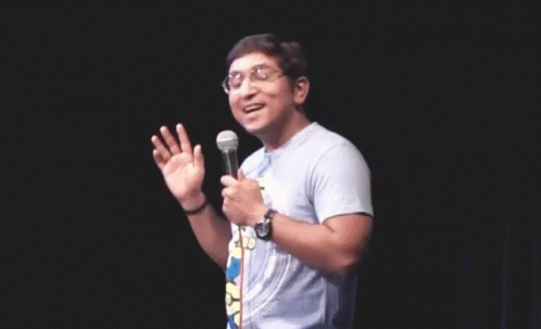 Nodding Stare Appurv Gupta GIF - Nodding Stare Appurv Gupta The Laugh Club GIFs