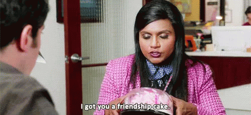 I Got You A Friendship Cake GIF - Gotyou Igotyou Friendshipcake GIFs