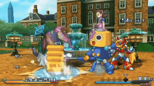 Mega Man Tron Bonne GIF - Mega Man Tron Bonne Bonk GIFs