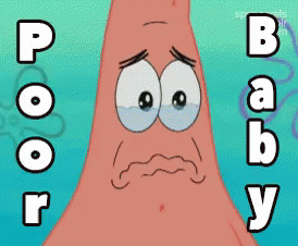 Poor Baby GIF - Patrick Star Crying Poor Baby GIFs