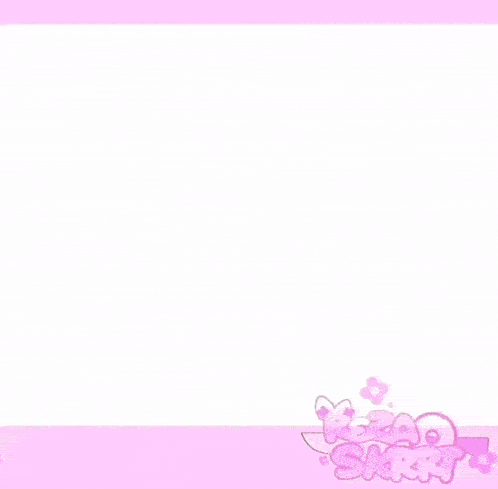 a drawing of a girl with a pink bow on her head and the words so ti keza skrrt