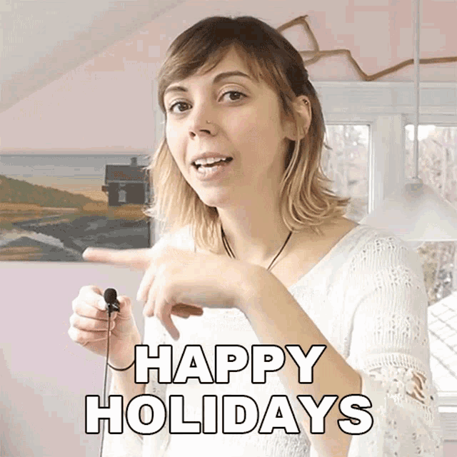 Happy Holidays Robin Sealark GIF - Happy Holidays Robin Sealark Have A Great Holiday GIFs