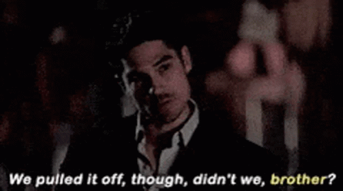 Seth Gecko Dj Cotrona GIF - Seth Gecko Dj Cotrona We Pulled It Off GIFs