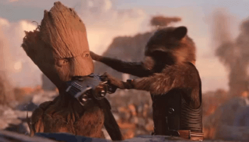 Groot Groot Guardians Of The Galaxy GIF - Groot Groot Guardians Of The Galaxy Rocket Guardians Of The Galaxy GIFs