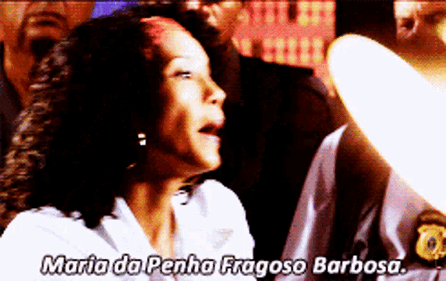 a woman says mario da penho fragoso barbosa in a foreign language