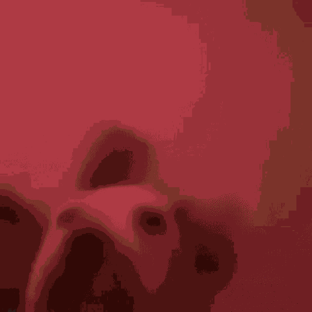 a blurry picture of a dog with its mouth open in the water