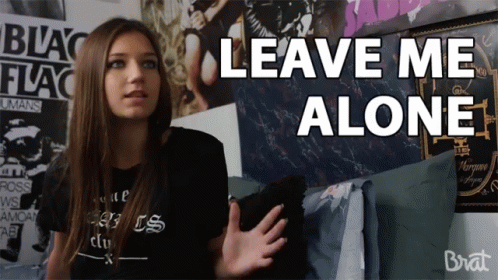 Leave Me Alone Go Away GIF - Leave Me Alone Go Away Not Interested GIFs
