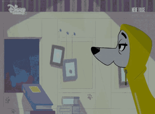 a disney channel cartoon shows two dogs