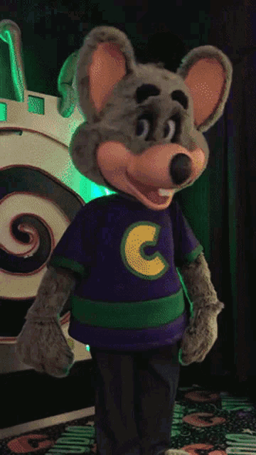 Chuck E Cheese Animatronic GIF - Chuck E Cheese Animatronic Mouse GIFs