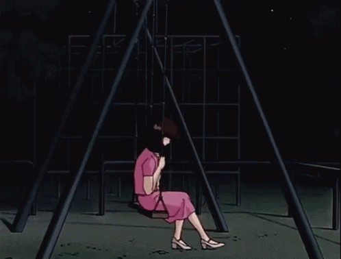 Lonely Anime GIF - Lonely Anime Swing GIFs