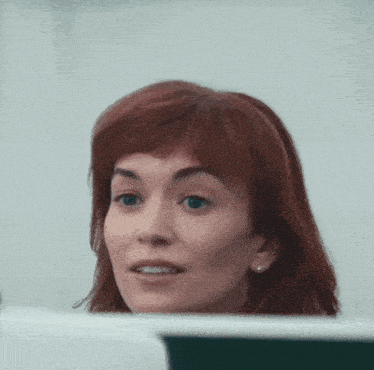 a woman with red hair and the words " no they were actual goats " above her