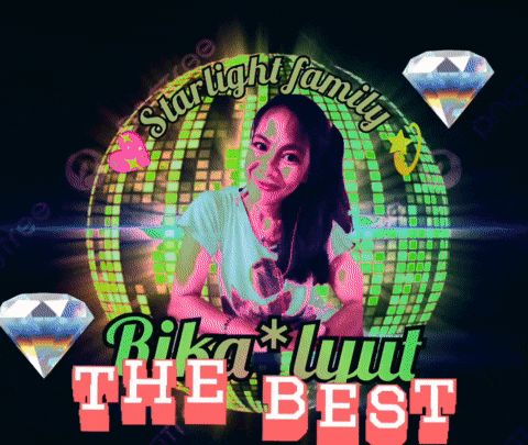 a picture of a woman with the words rika buut the best