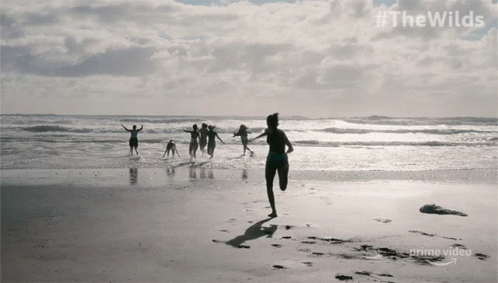 Happy The Wilds GIF - Happy The Wilds Beach GIFs