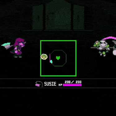 a video game screen shows a character called susie