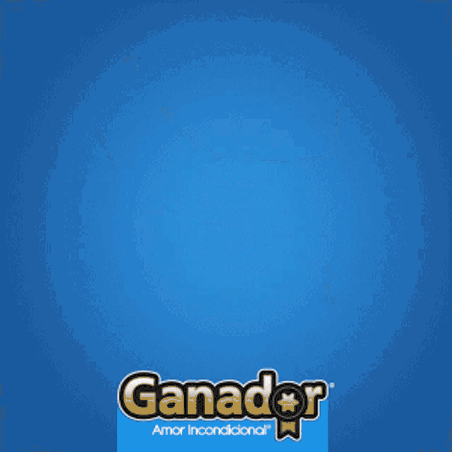 a blue background with the words " estoy feliz " and " ganador "