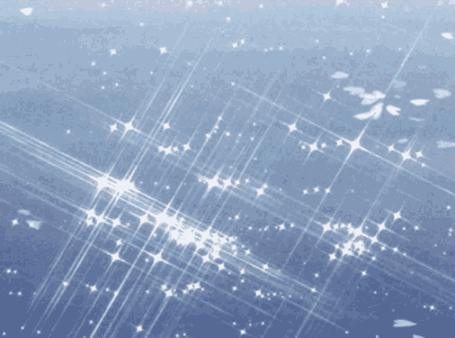 a blue background with a lot of white stars